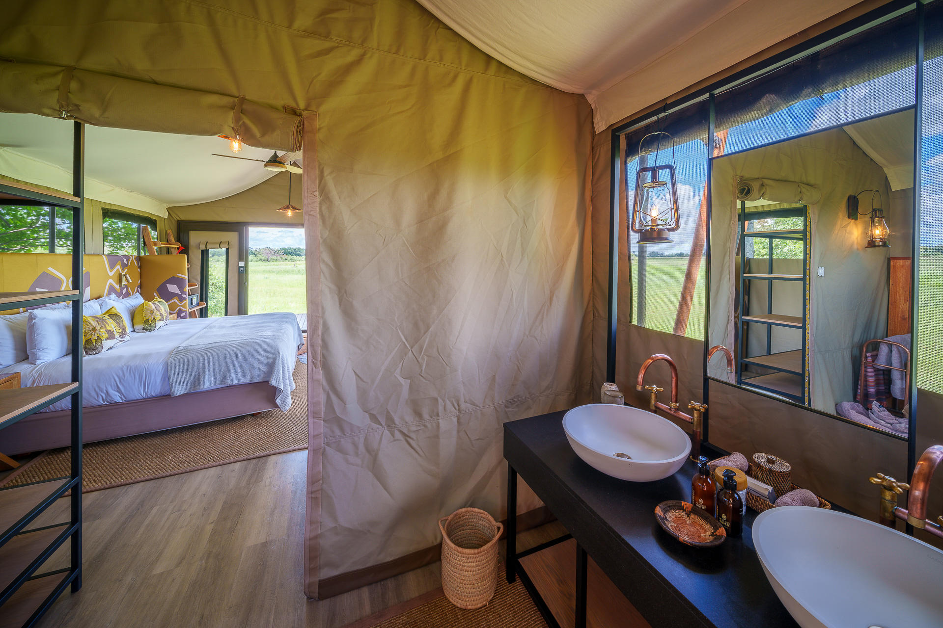 En tented camp med Safari Eksperten